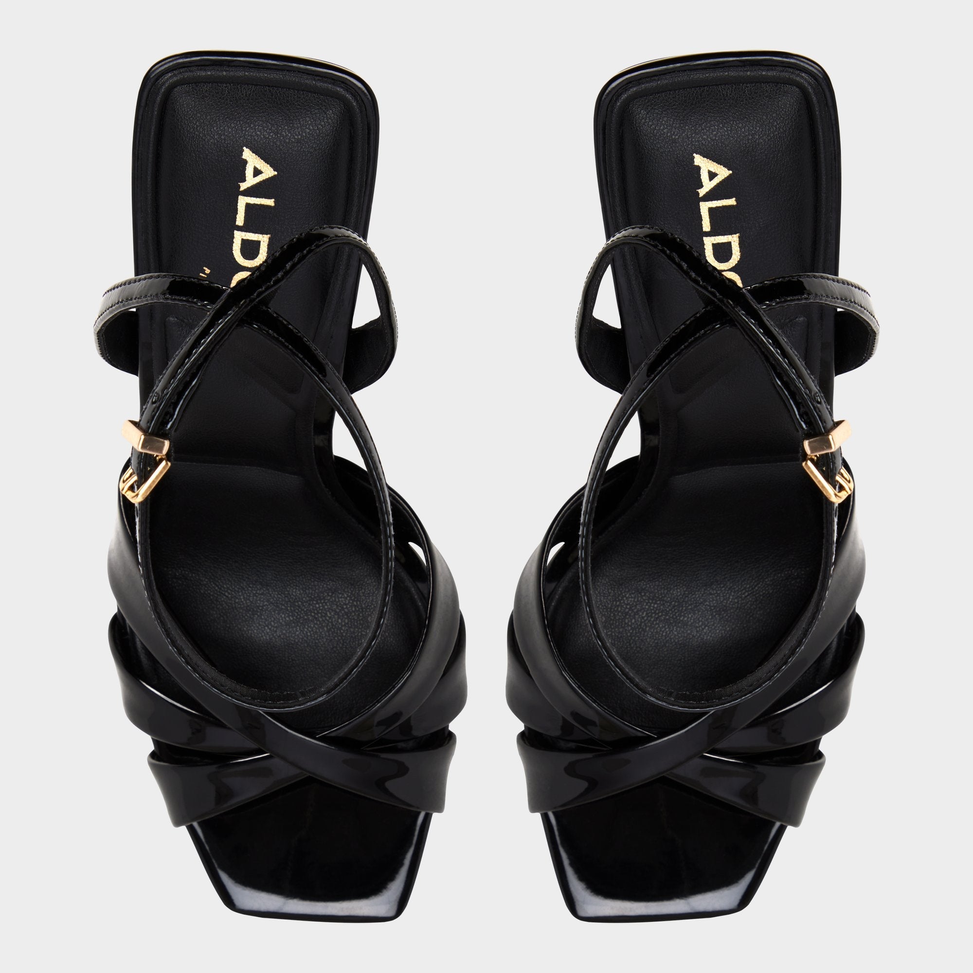 Meteora in Black - Strappy heeled sandal, Stiletto heel | Aldo discount
