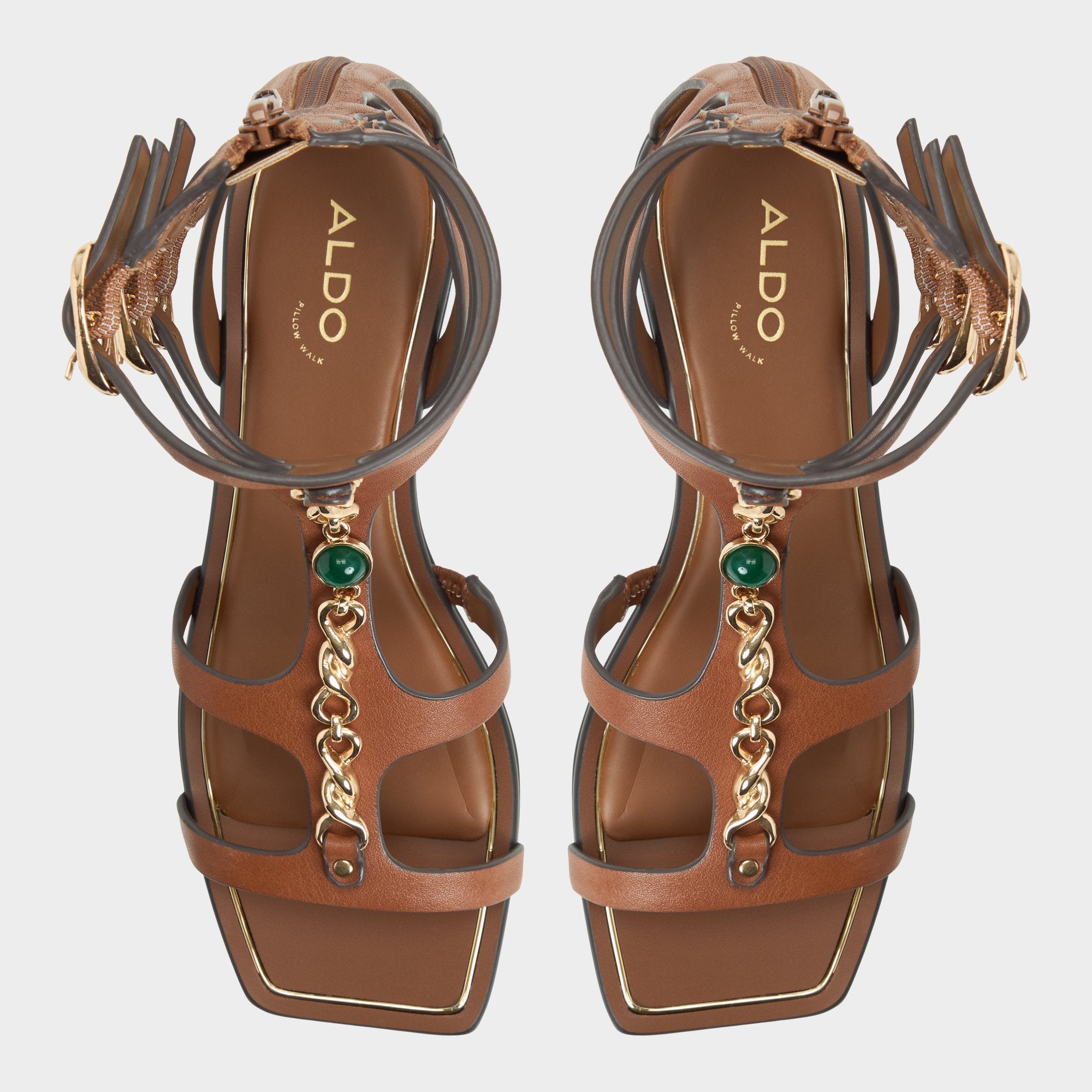 Marisea in Medium Brown - Gladiator sandal | Aldo sale