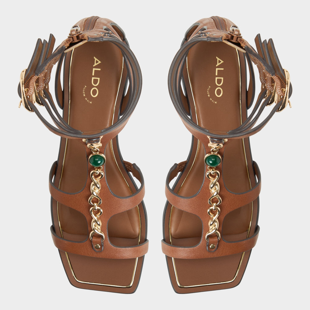 Marisea in Medium Brown - Gladiator sandal | Aldo sale