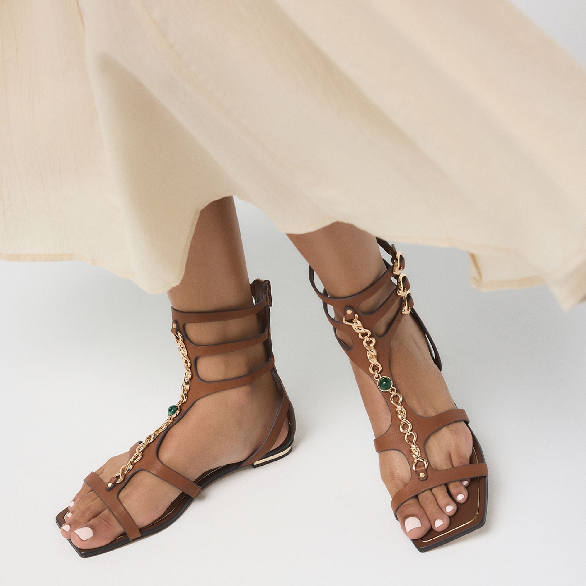 Marisea in Medium Brown - Gladiator sandal | Aldo sale