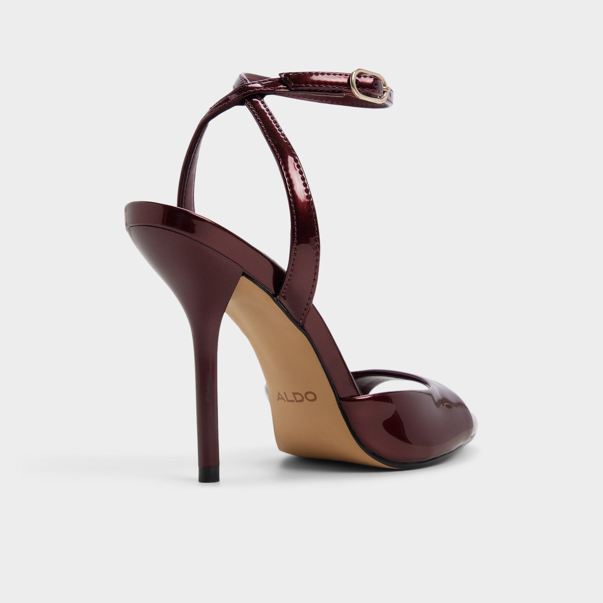 Forevermore in Medium Red - Strappy heeled sandal, Stiletto heel | Aldo for sale