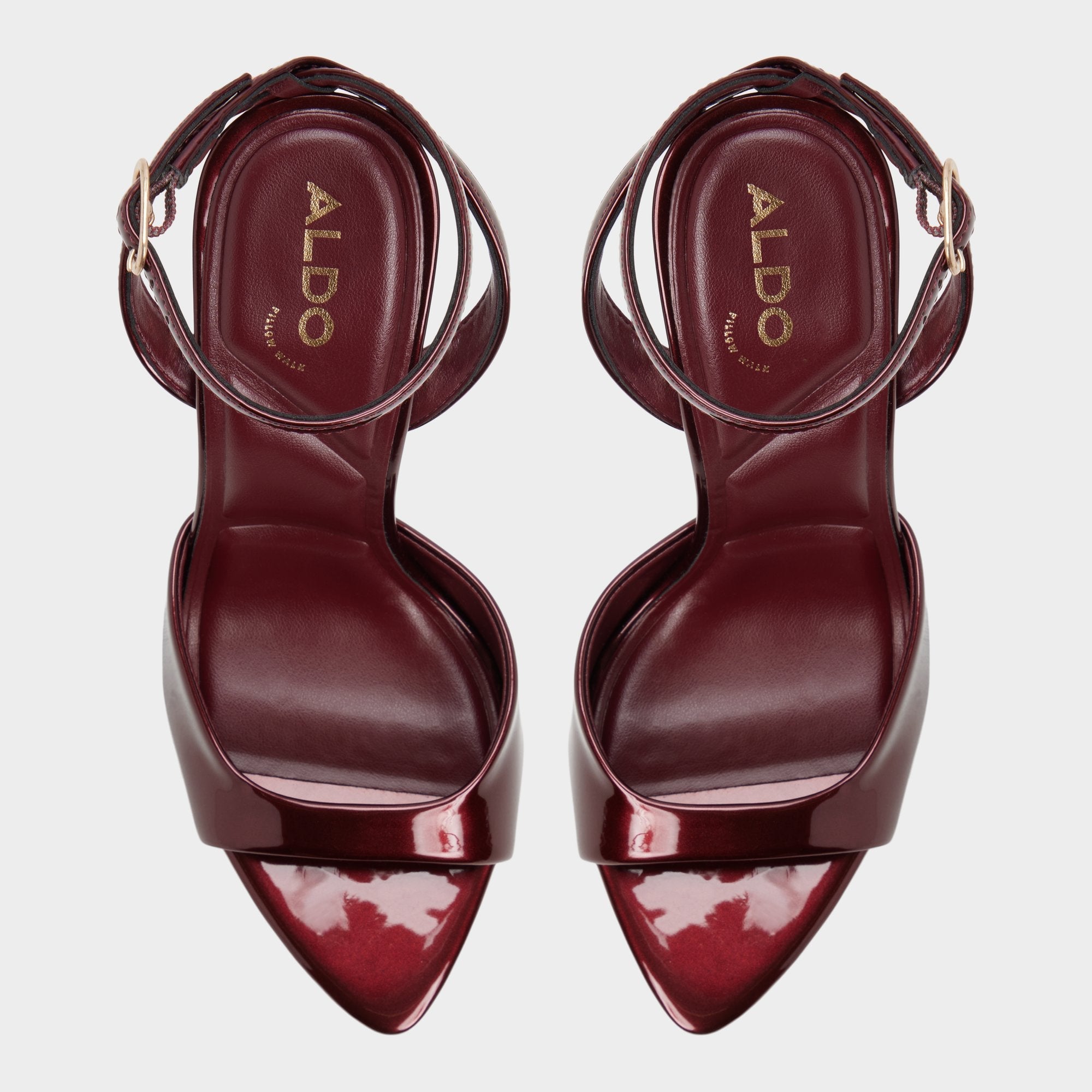 Forevermore in Medium Red - Strappy heeled sandal, Stiletto heel | Aldo for sale