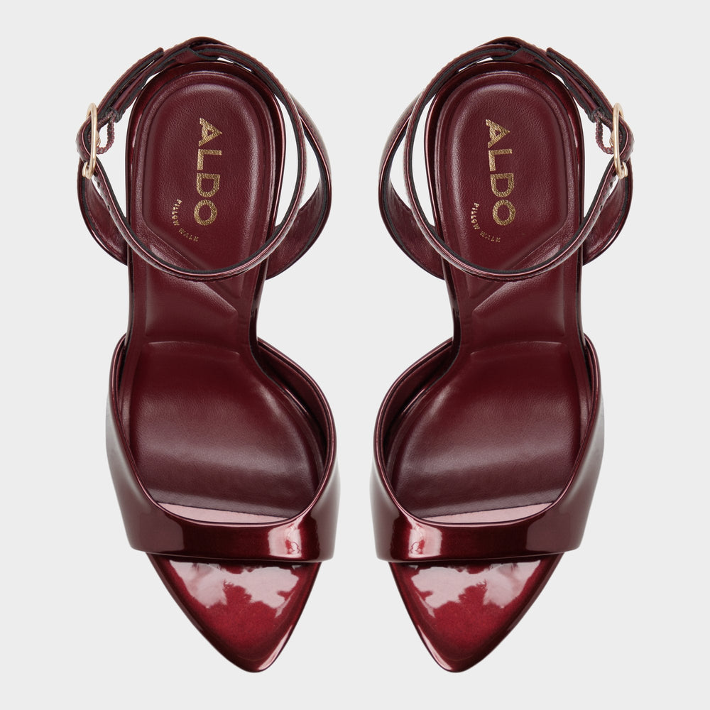 Forevermore in Medium Red - Strappy heeled sandal, Stiletto heel | Aldo for sale