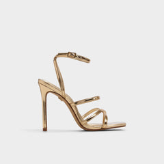 Galoi Gold Women's Iridescent metallics - Strappy heeled sandal | Aldo sale