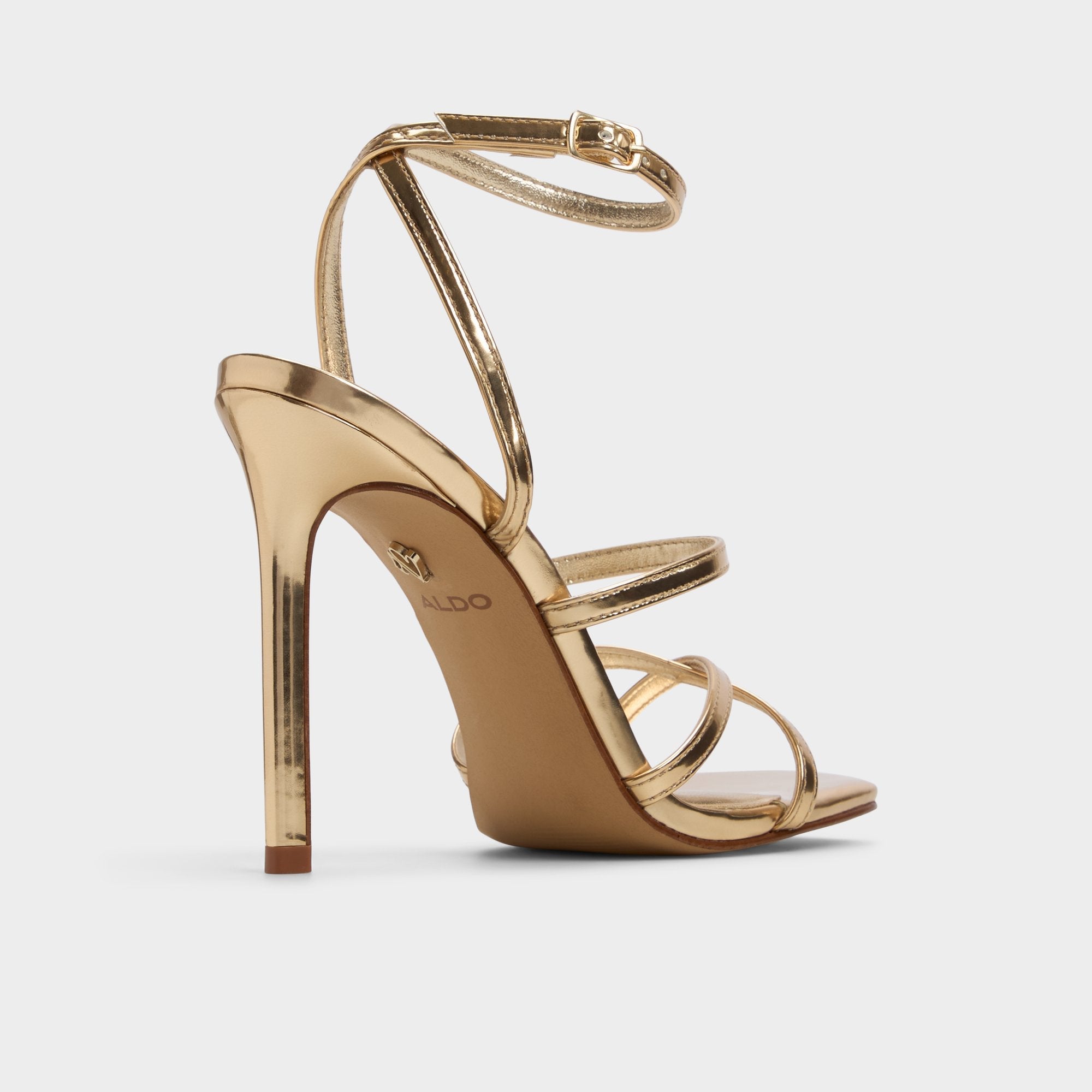 Galoi Gold Women's Iridescent metallics - Strappy heeled sandal | Aldo sale