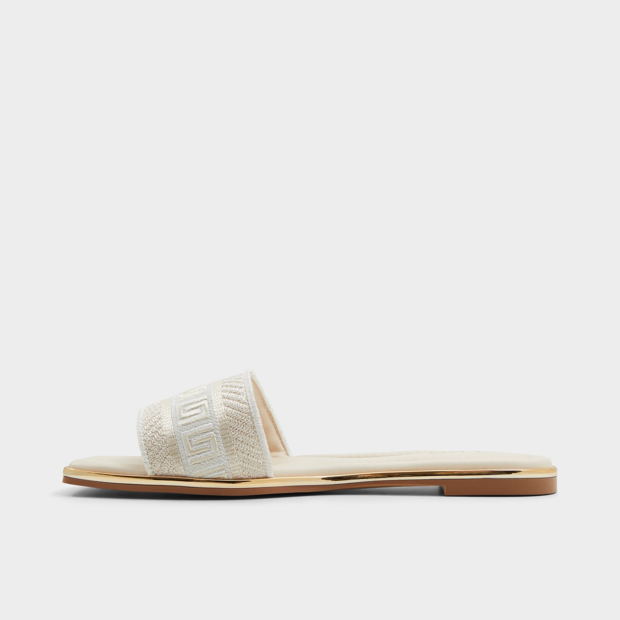 Oceania Other Beige Women's Flats - Slide sandal | Aldo on sale