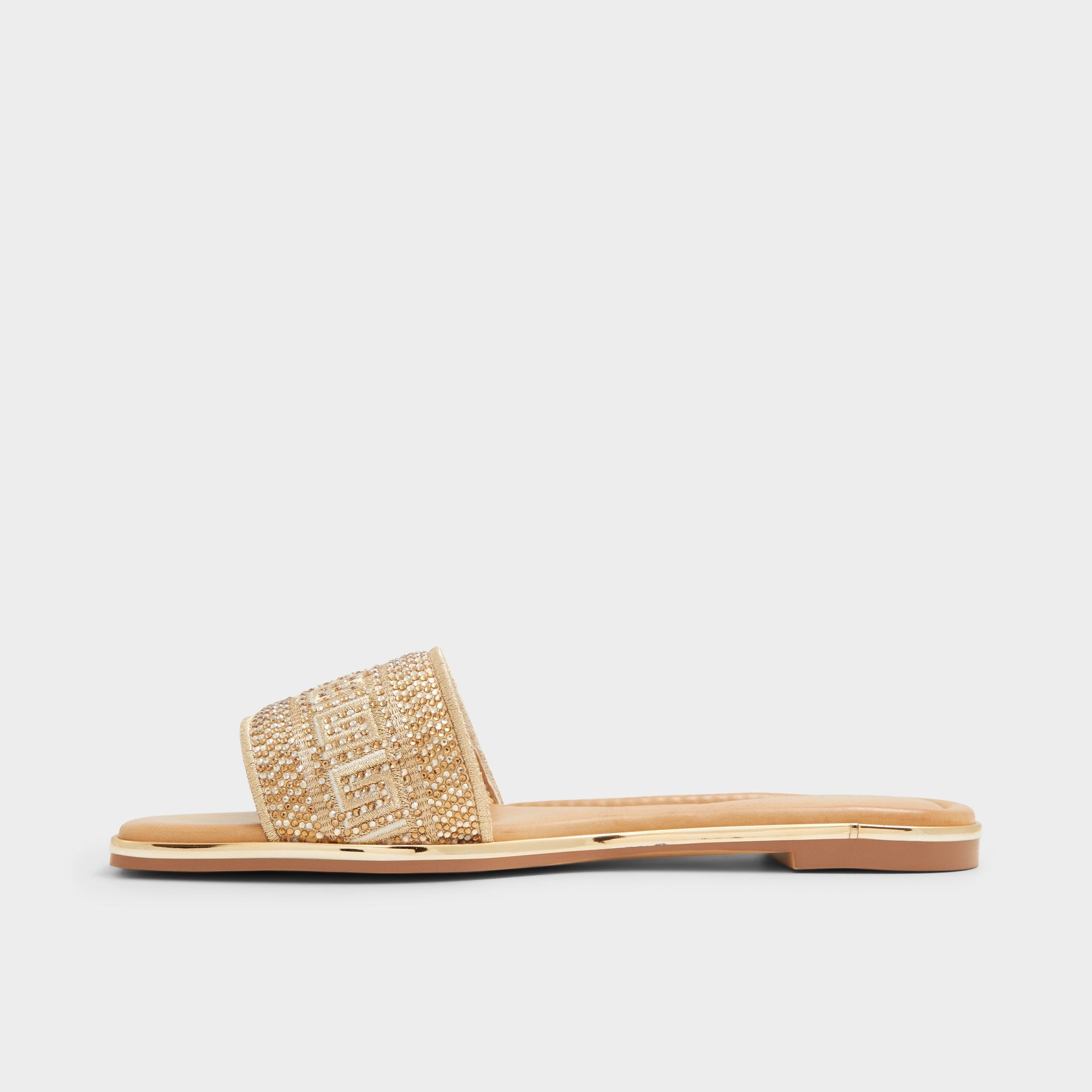 Oceania in Gold 13747178 - Slide sandal | Aldo for sale