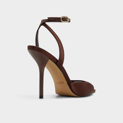 Forevermore in Dark Brown 14154135 - Strappy heeled sandal, Stiletto heel | Aldo online
