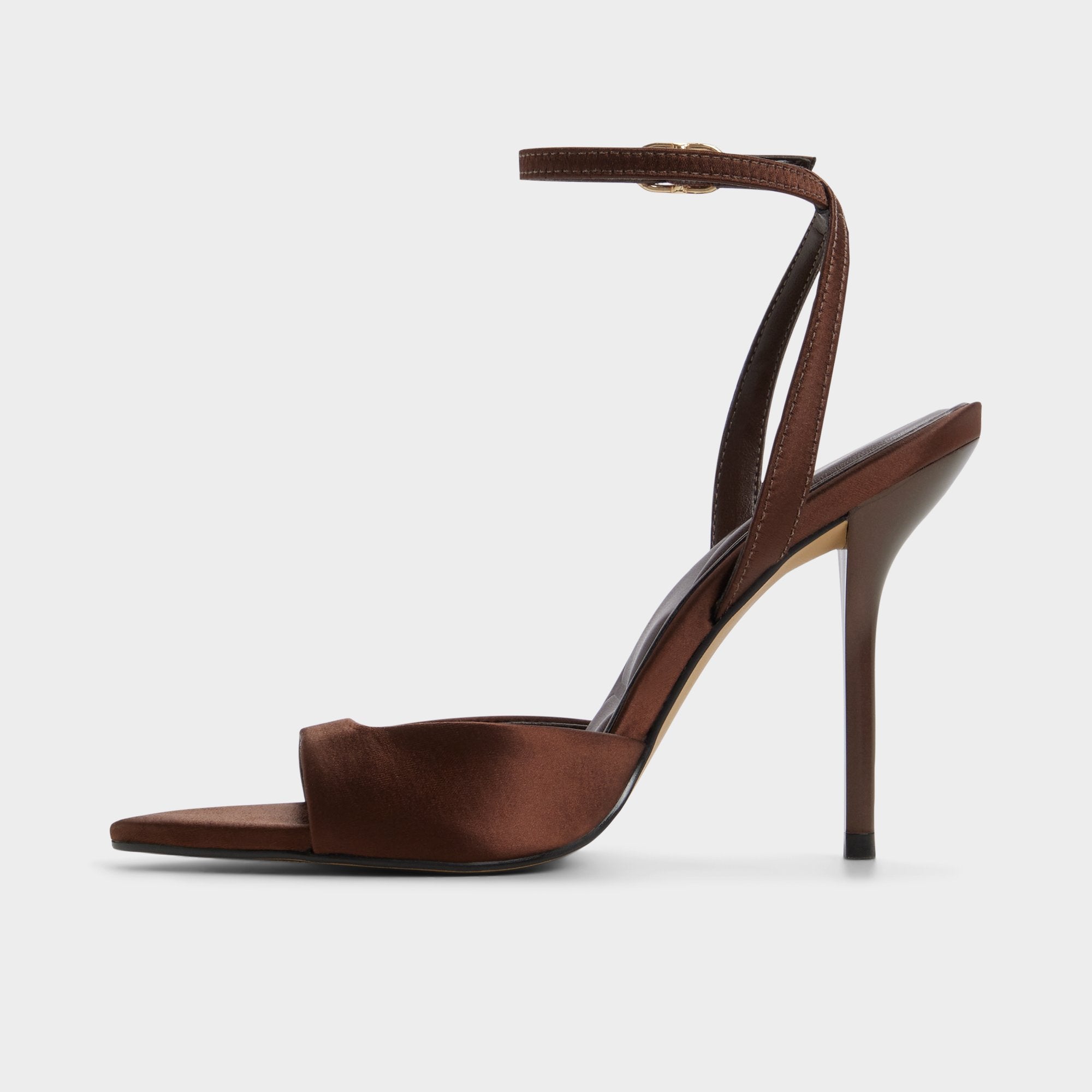 Forevermore in Dark Brown 14154135 - Strappy heeled sandal, Stiletto heel | Aldo online