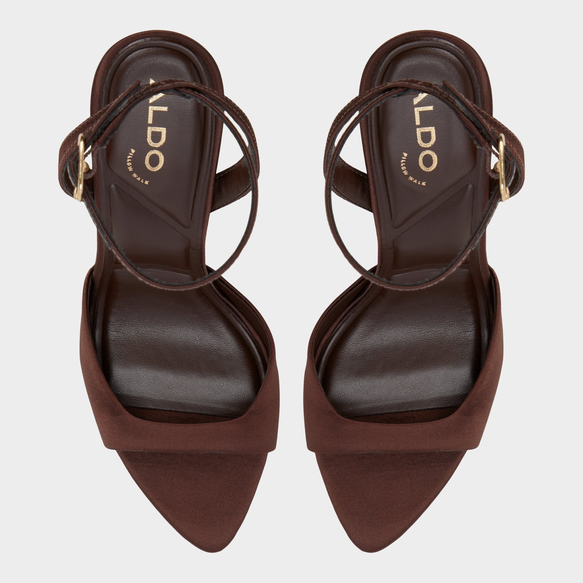 Forevermore in Dark Brown 14154135 - Strappy heeled sandal, Stiletto heel | Aldo online