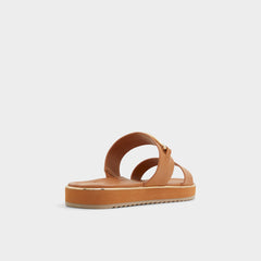 Lagoon Other Brown Women's Flats - Strappy flat sandal, Footbed sandal | Aldo discount