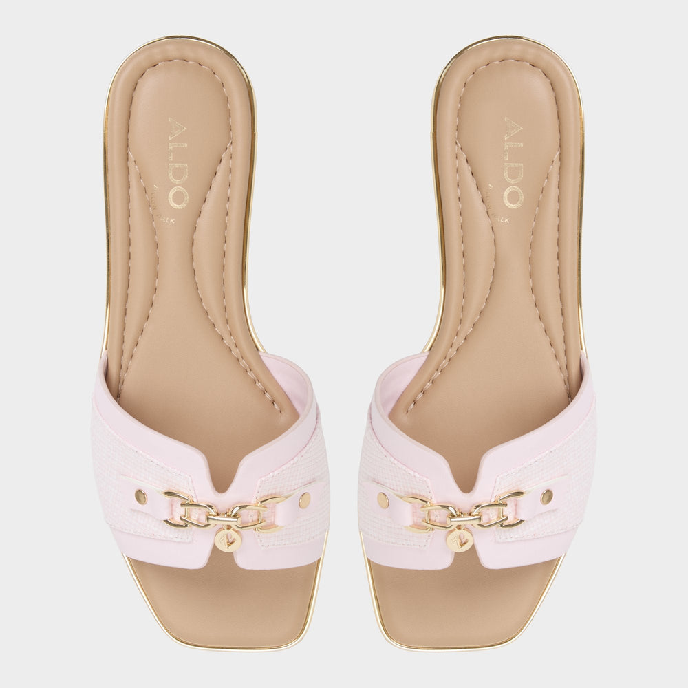Alamassi Light Pink Women's Flats - Slide sandal | Aldo outlet