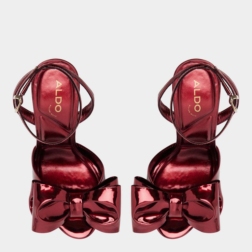 Tinsletta in Medium Red - Heeled sandal, Stiletto heel | Aldo online