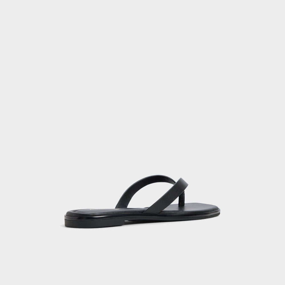 Theao Black Women's Flats - Flip flop | Aldo discount