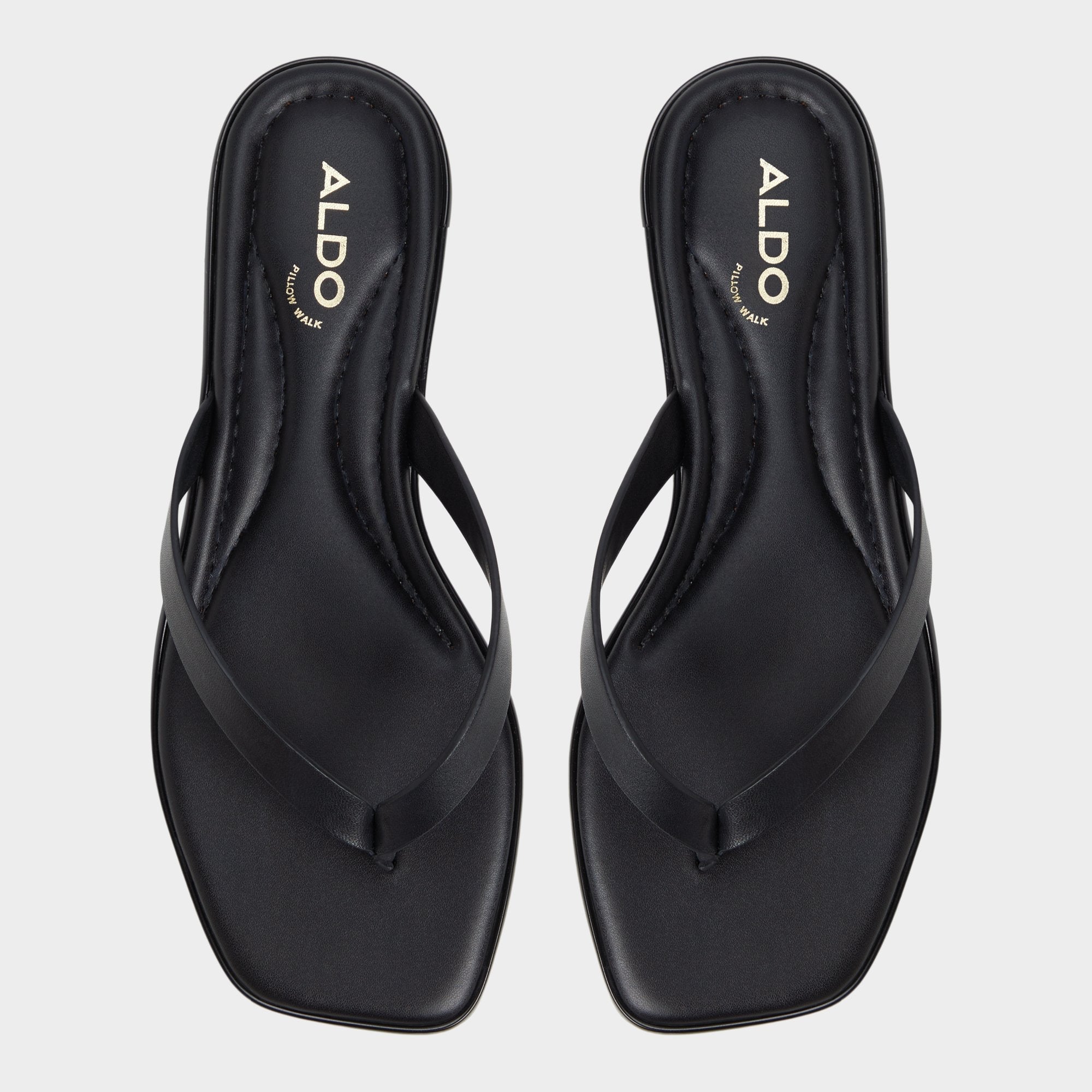 Theao Black Women's Flats - Flip flop | Aldo discount