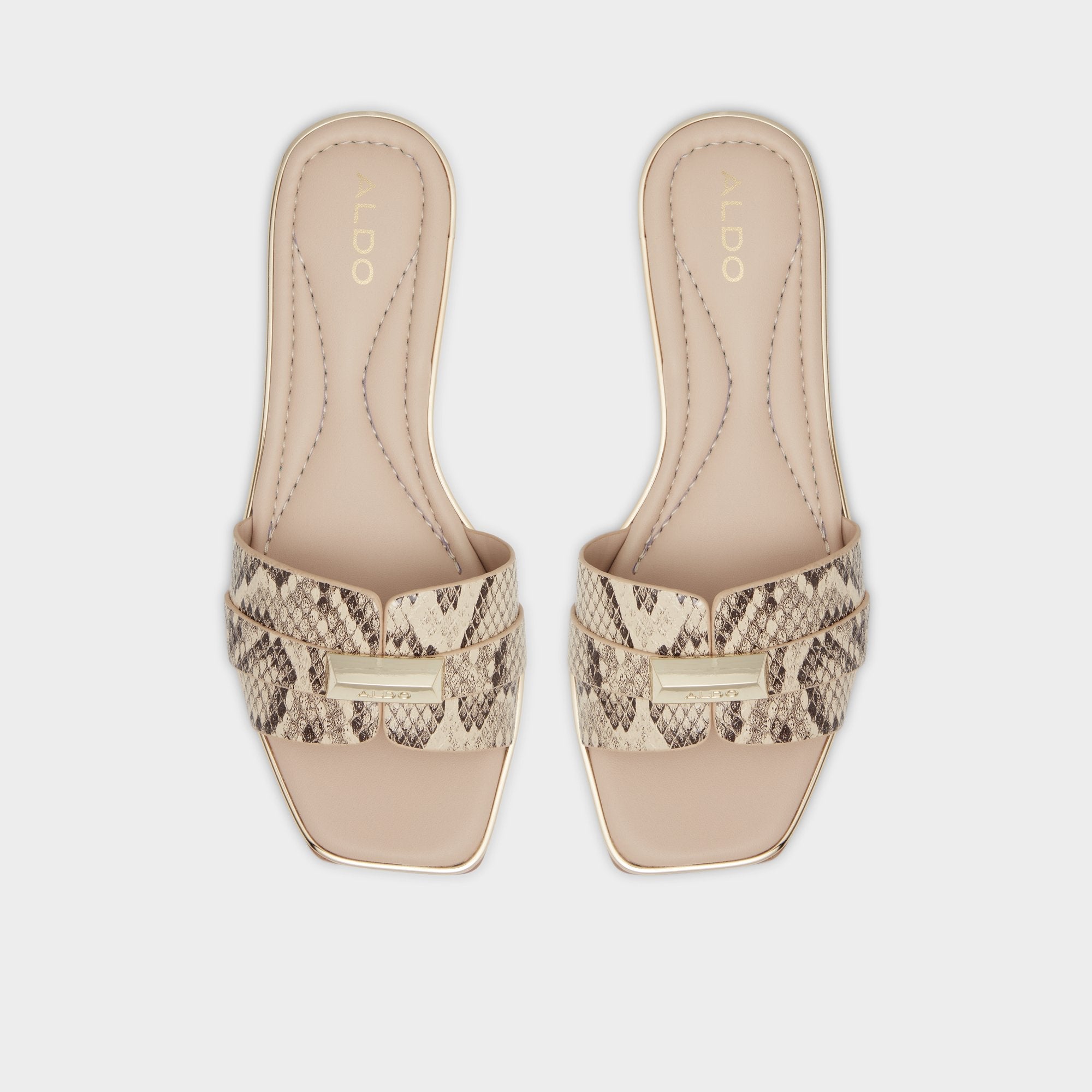 Darine Natural Women's Flats - Slide sandal | Aldo on sale
