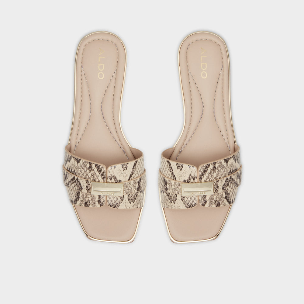 Darine Natural Women's Flats - Slide sandal | Aldo on sale
