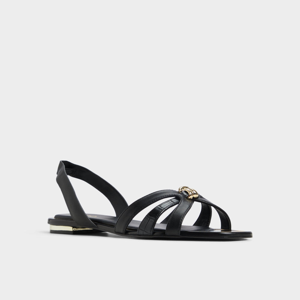 Marassita Black Women's Slingbacks - Flat sandal | Aldo for sale
