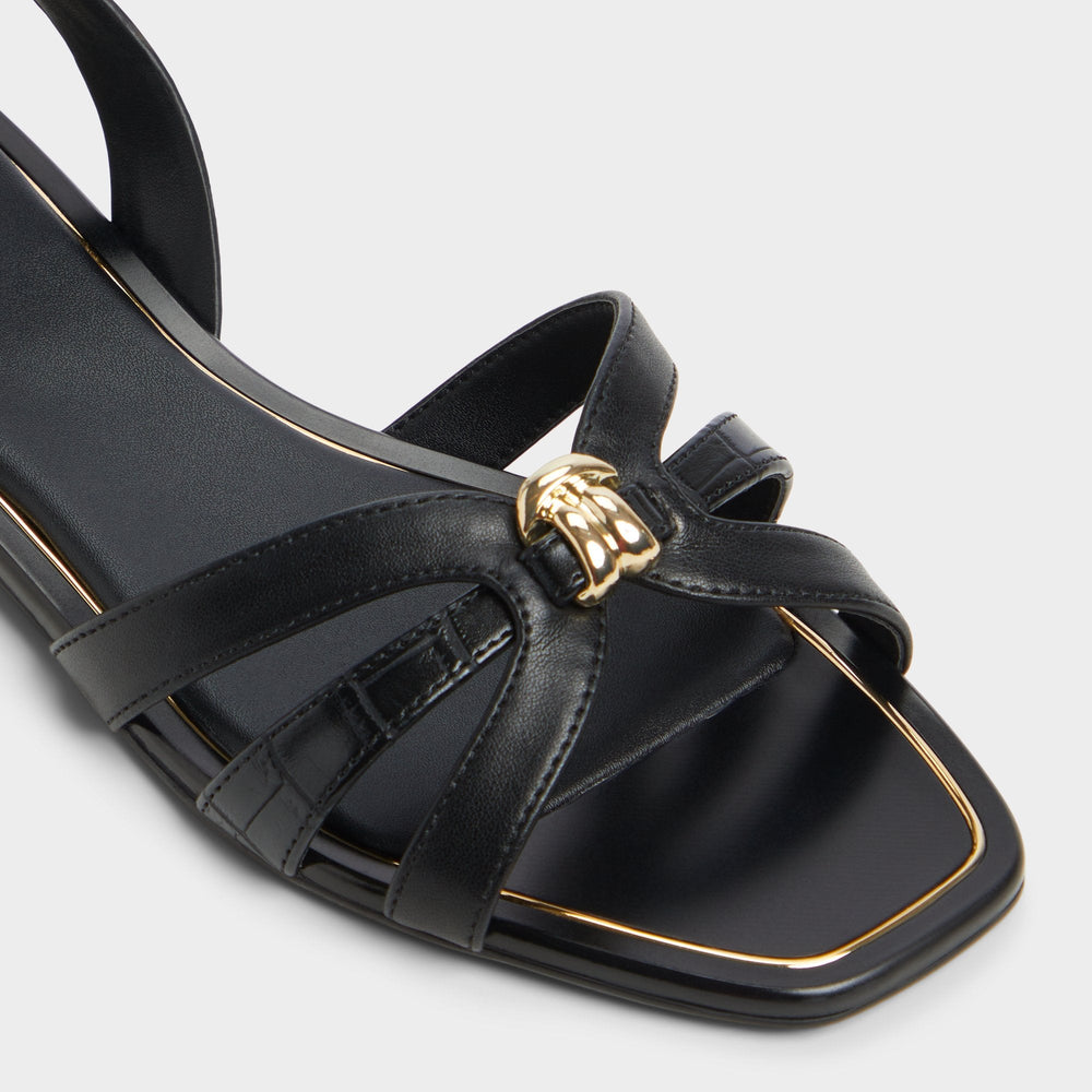 Marassita Black Women's Slingbacks - Flat sandal | Aldo for sale