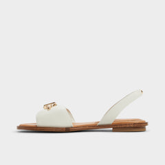 Goassi White/Bone Women's Flats - Flat sandal | Aldo online