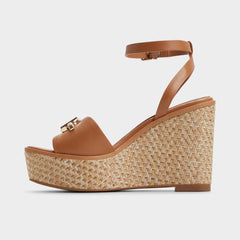 Ybylin Medium Brown Women's Wedges - Wedge sandal, Wedge heel | Aldo outlet