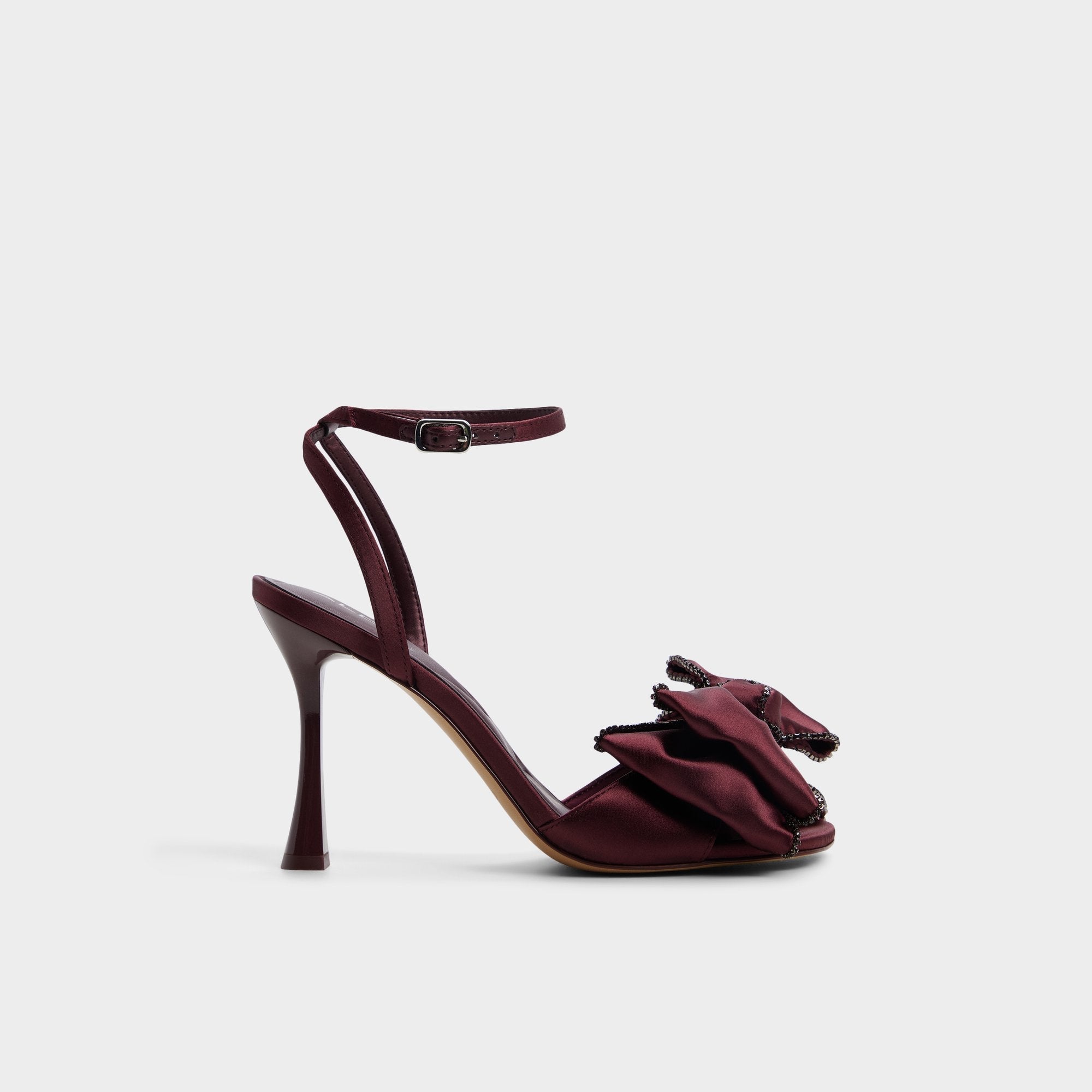 Tinsel in Bordo - Strappy heeled sandal, Stiletto heel | Aldo on sale