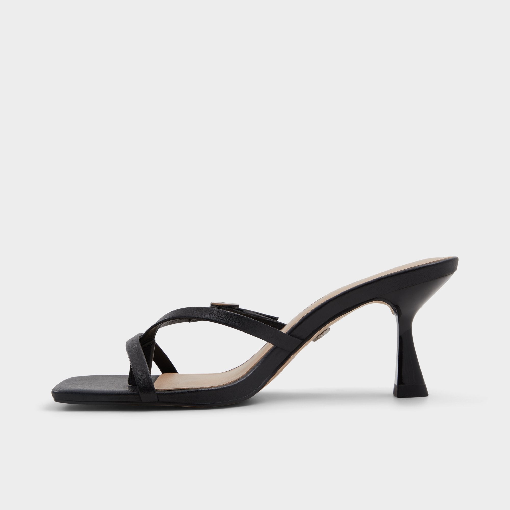Gannever Black Women's Thong Sandals - Heeled flip flop, Stiletto heel | Aldo for sale