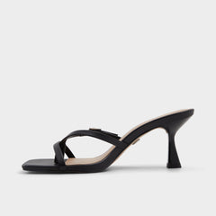 Gannever Black Women's Thong Sandals - Heeled flip flop, Stiletto heel | Aldo for sale