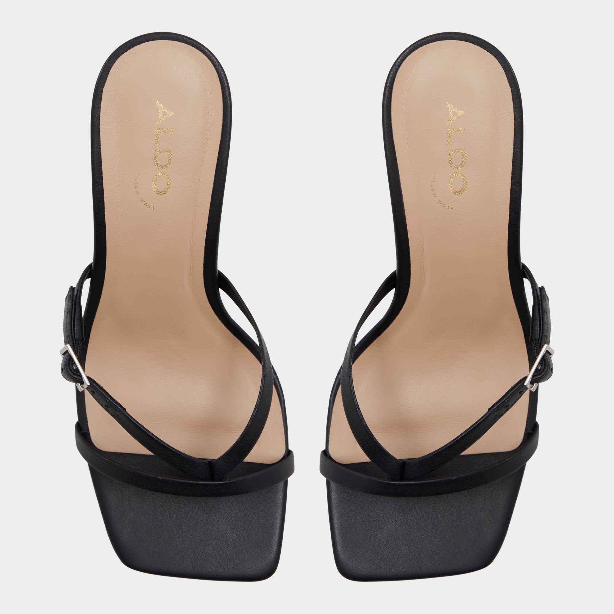 Gannever Black Women's Thong Sandals - Heeled flip flop, Stiletto heel | Aldo for sale