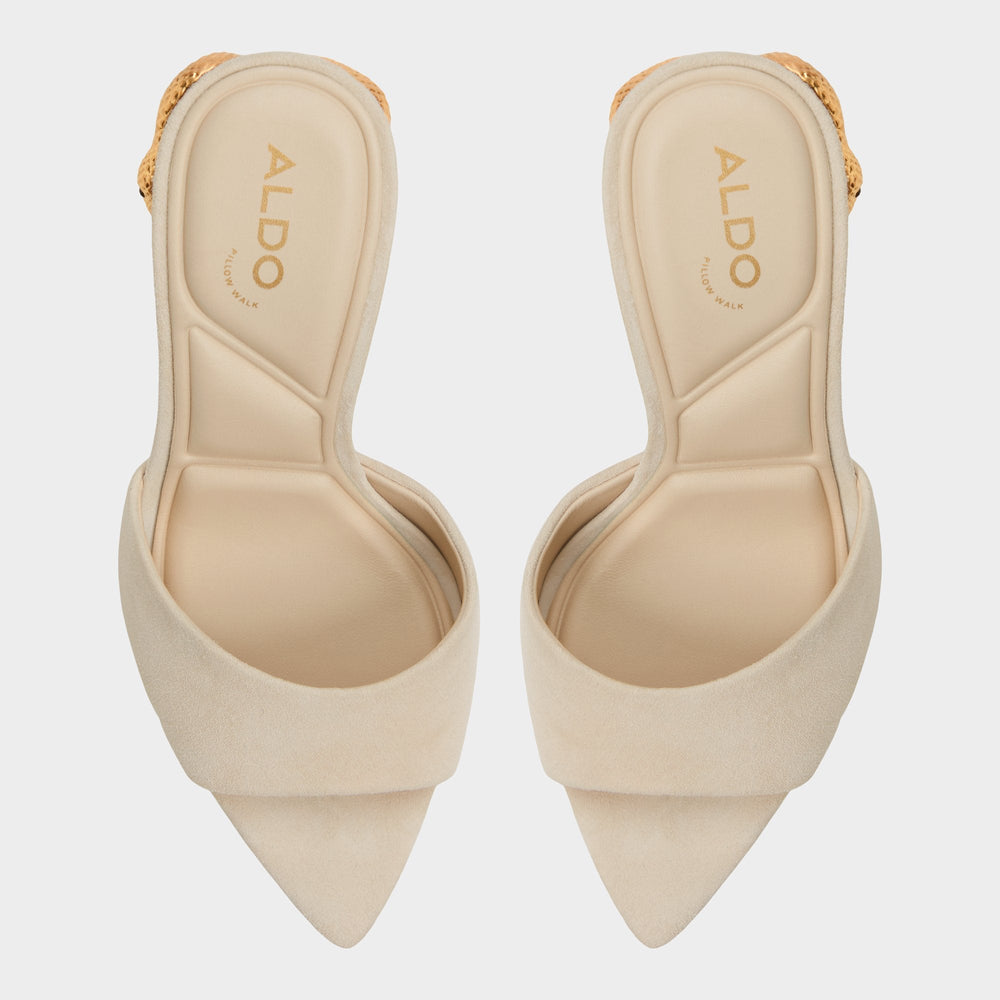 Seashella Bone Women's Heeled mules - Heeled mule | Aldo discount