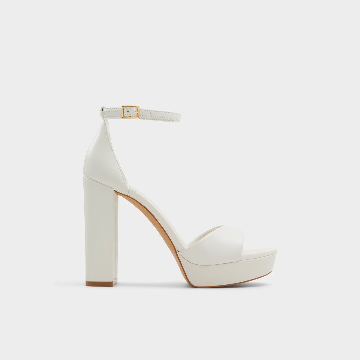 Enaegyn2.0 White/Bone Women's Platform Shoes - Strappy heeled sandal, Block heel | Aldo on sale