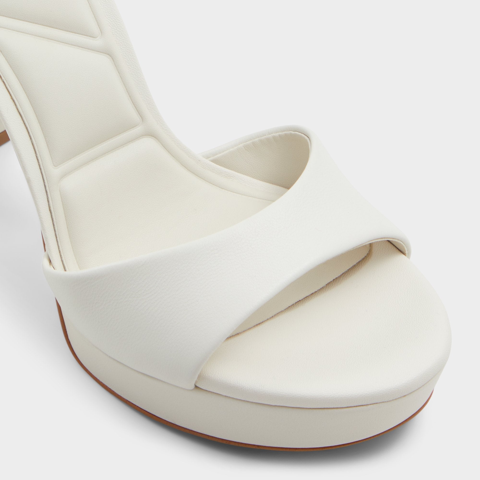 Enaegyn2.0 White/Bone Women's Platform Shoes - Strappy heeled sandal, Block heel | Aldo on sale