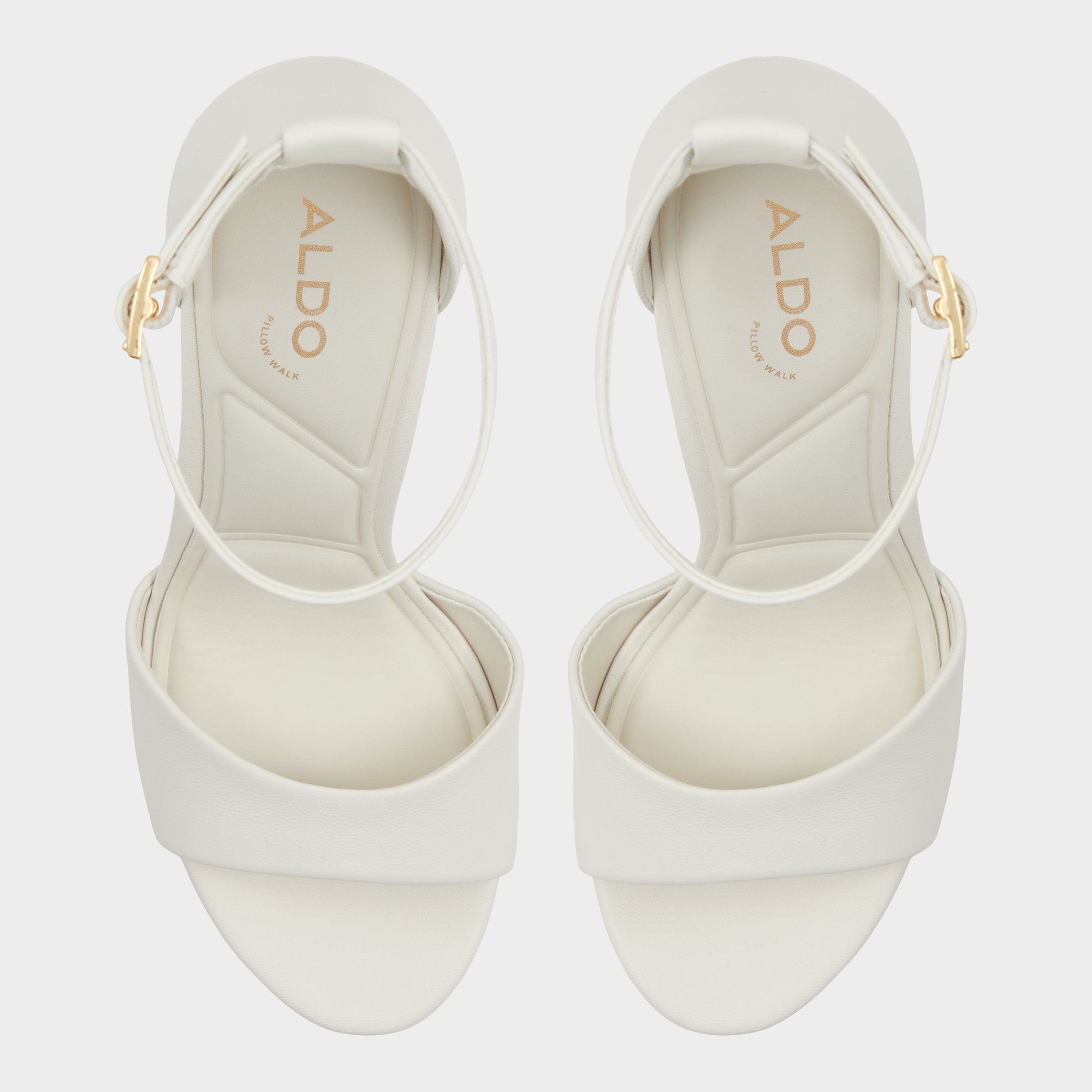 Enaegyn2.0 White/Bone Women's Platform Shoes - Strappy heeled sandal, Block heel | Aldo on sale