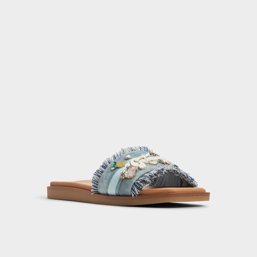 Beachside Denim Women's Flats - Slide sandal | Aldo sale