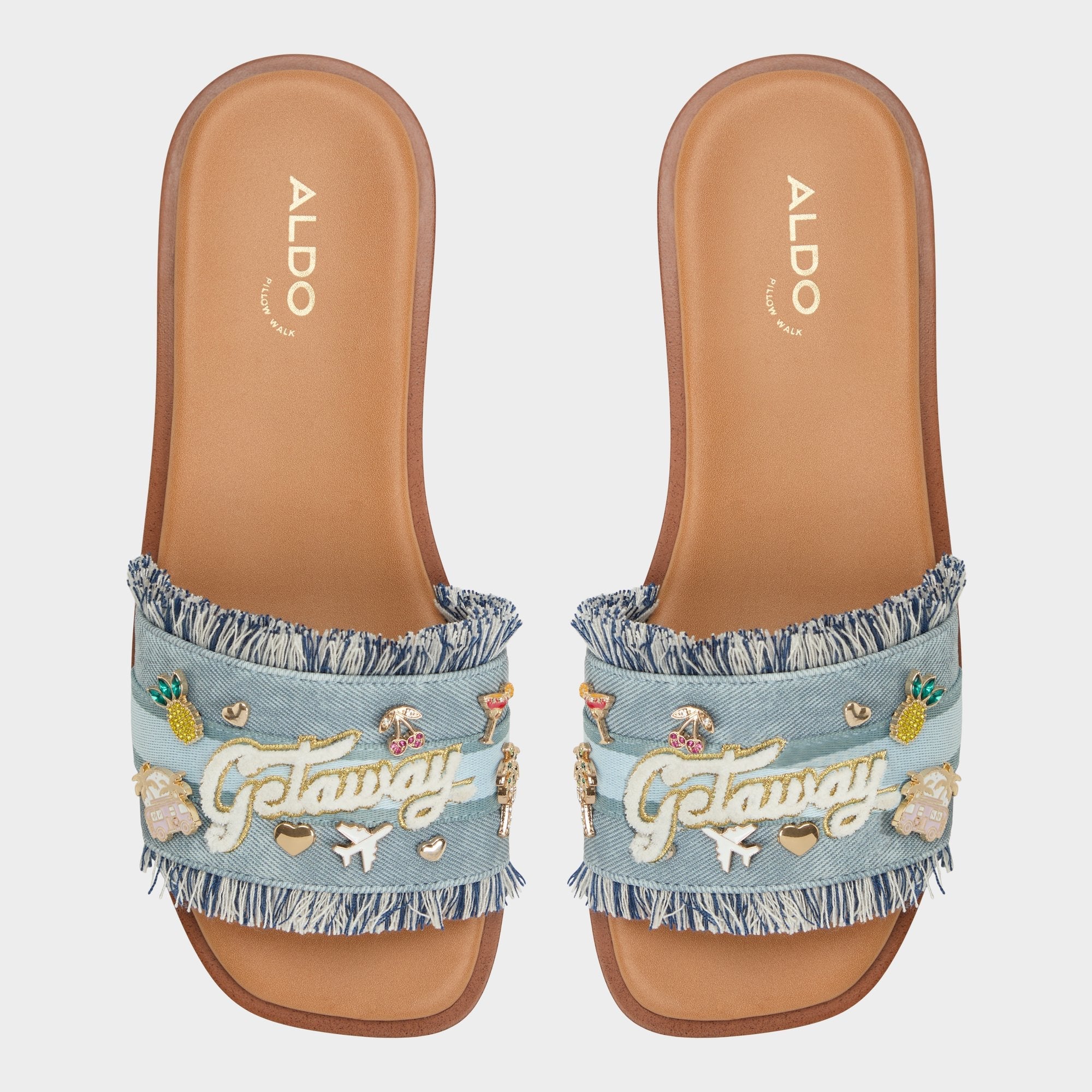 Beachside Denim Women's Flats - Slide sandal | Aldo sale