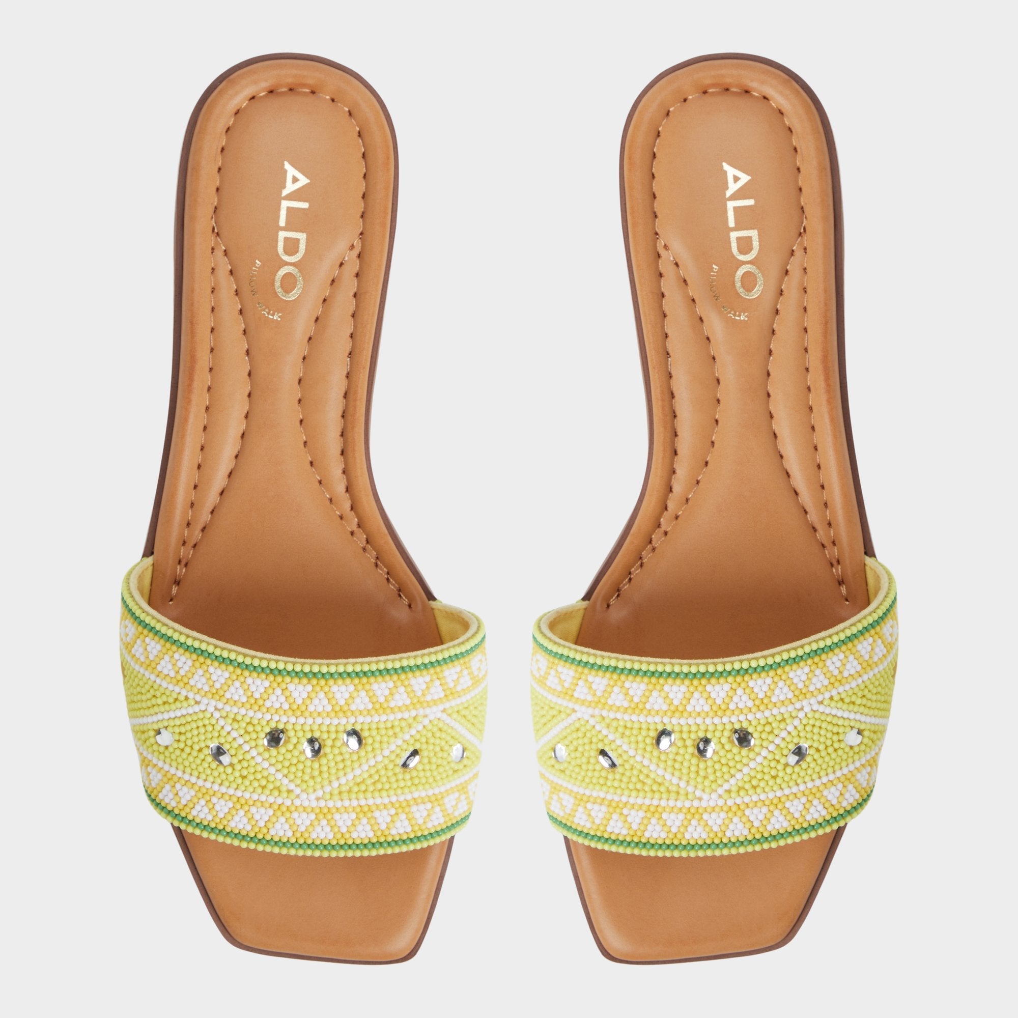 Seavacay Bright Yellow Women's Travel essentials - Slide sandal | Aldo on sale