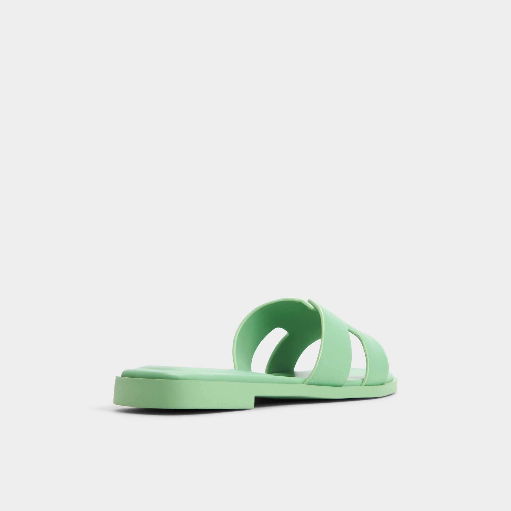 Itsandal Medium Green Women's Flats - Slide sandal | Aldo online