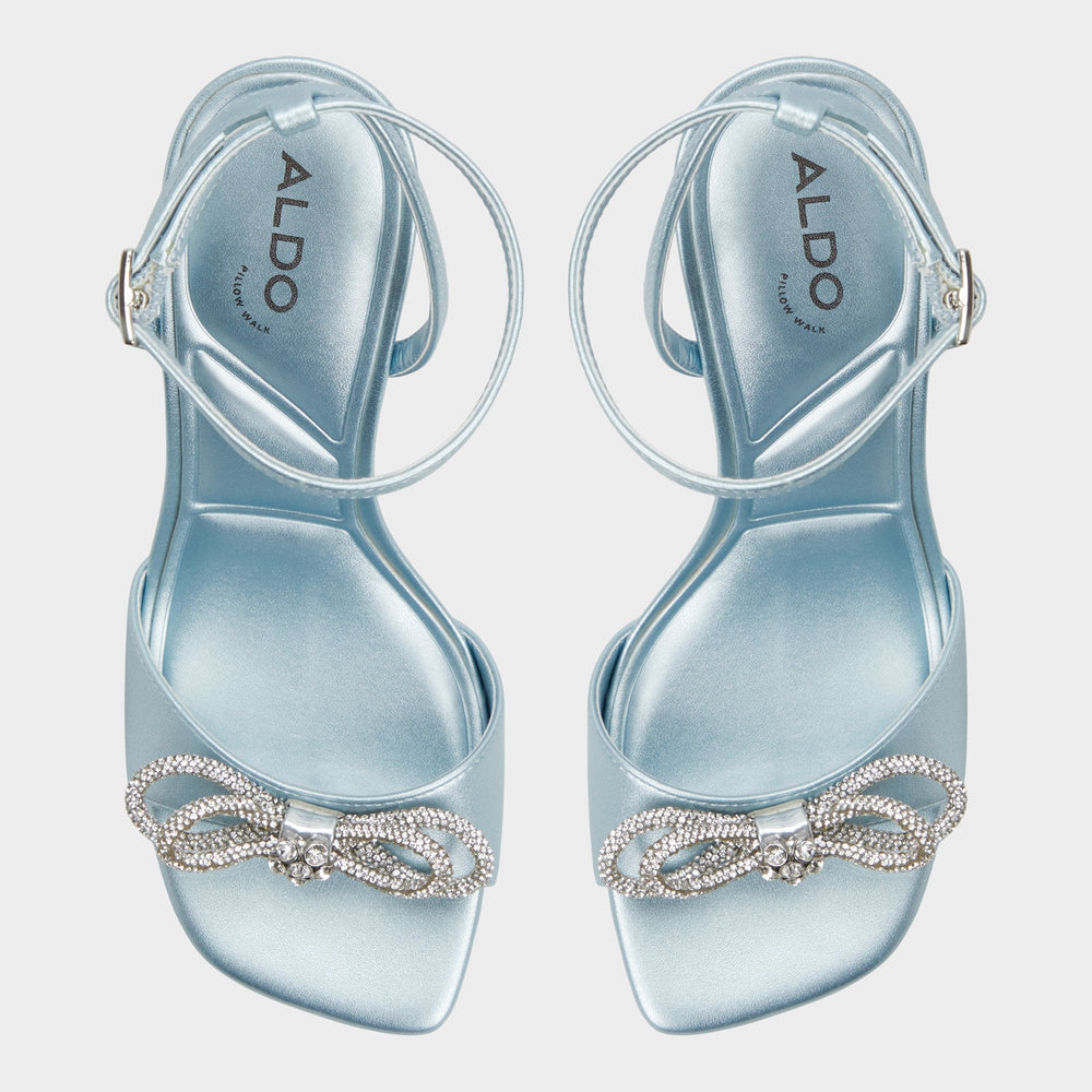 Ozley Other Blue Women's Strappy sandals - Strappy heeled sandal | Aldo for sale