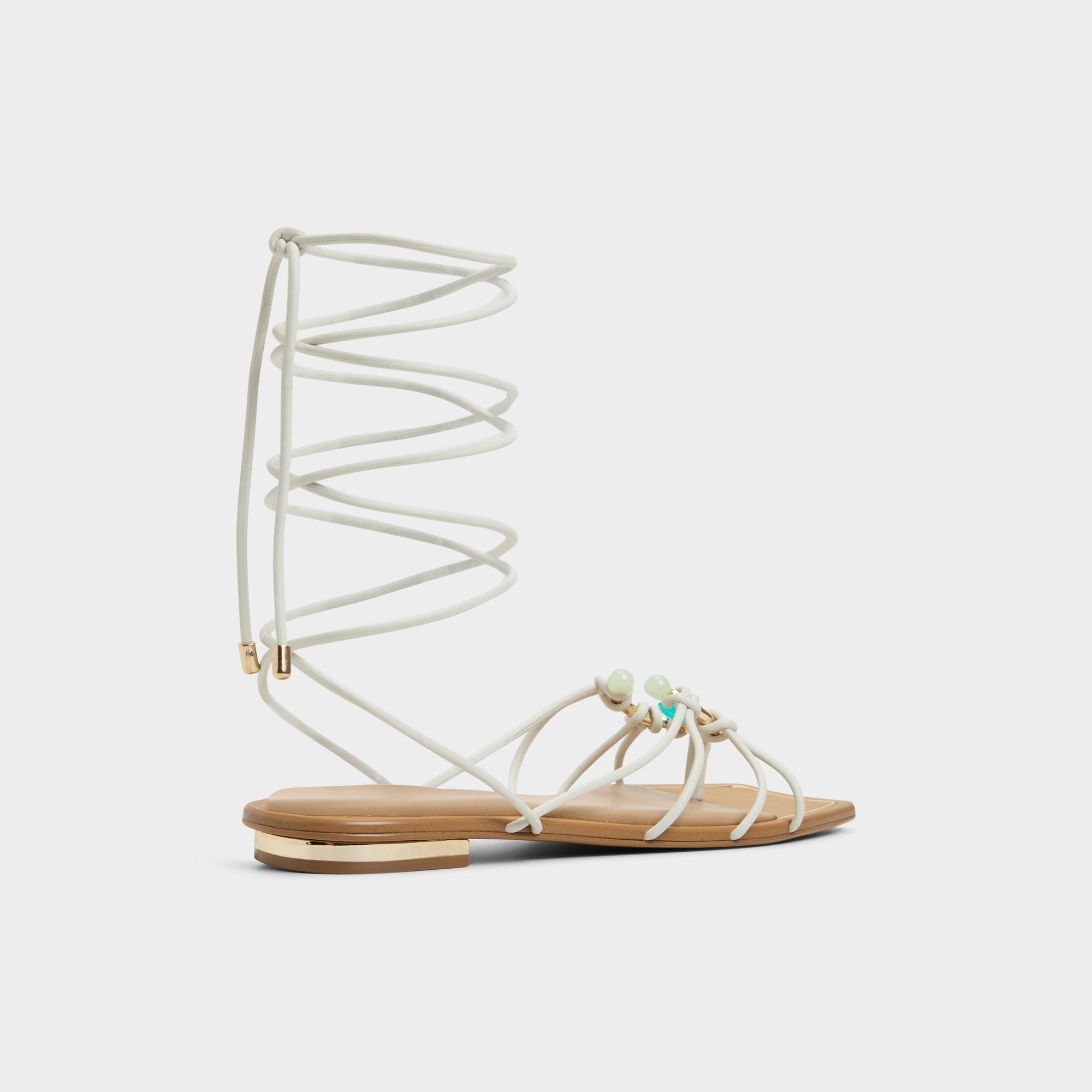 Nirena White/Bone Women's Flats - Strappy flat sandal | Aldo online