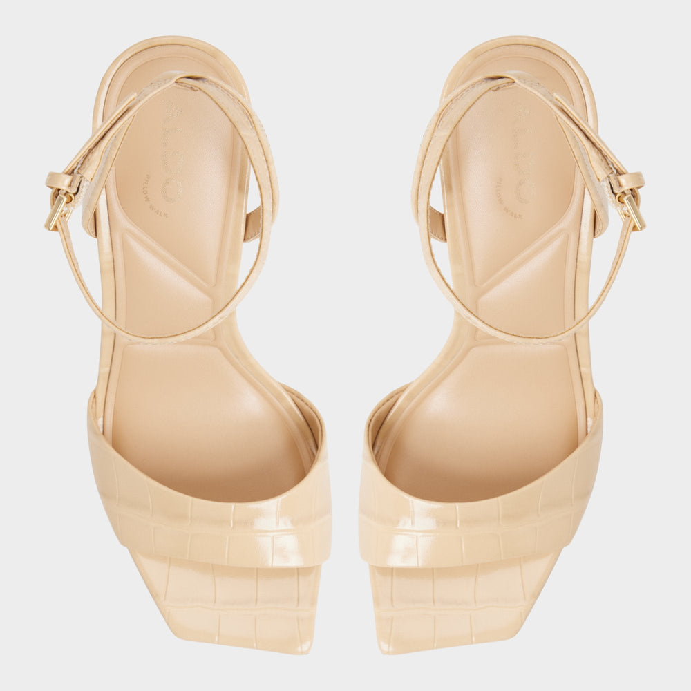 Harmonious in Medium Beige - Strappy heeled sandal | Aldo on sale