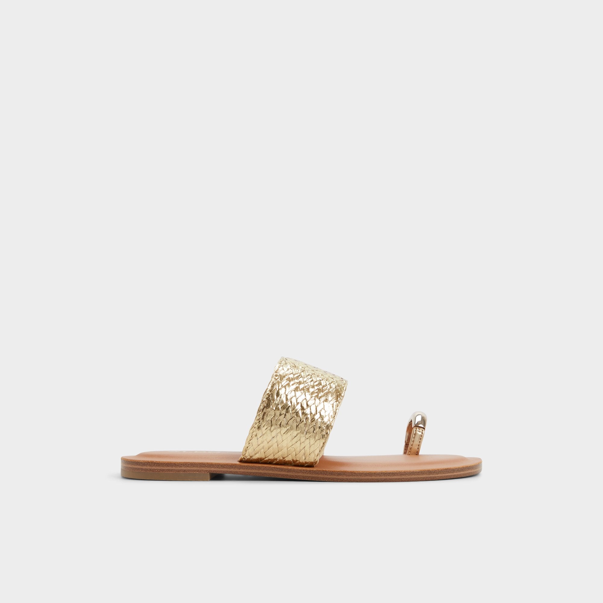 Beachwalk Gold Women's Iridescent metallics - Slide sandal | Aldo outlet