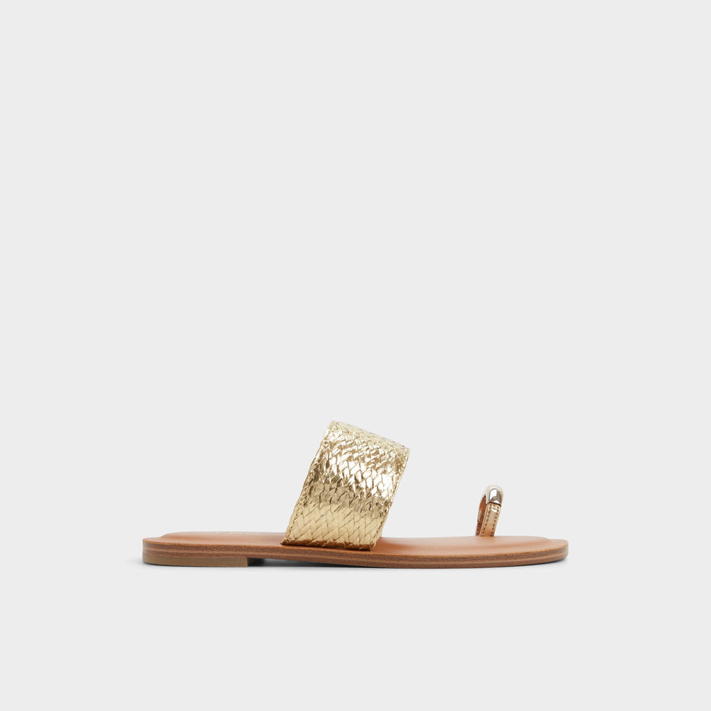 Beachwalk Gold Women's Iridescent metallics - Slide sandal | Aldo outlet