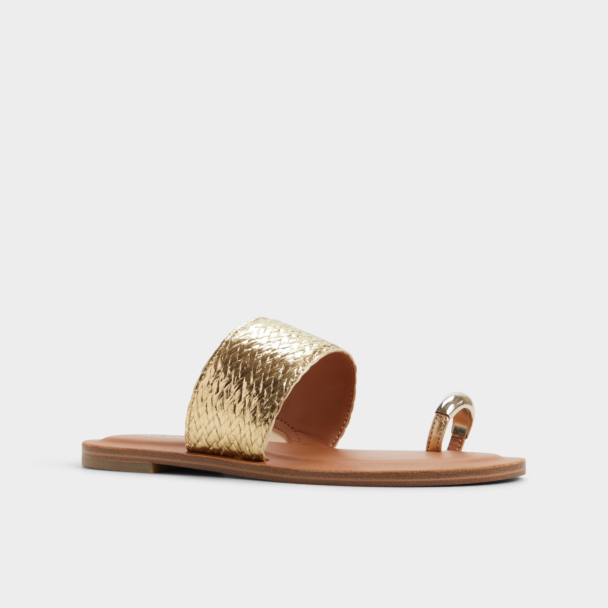 Beachwalk Gold Women's Iridescent metallics - Slide sandal | Aldo outlet