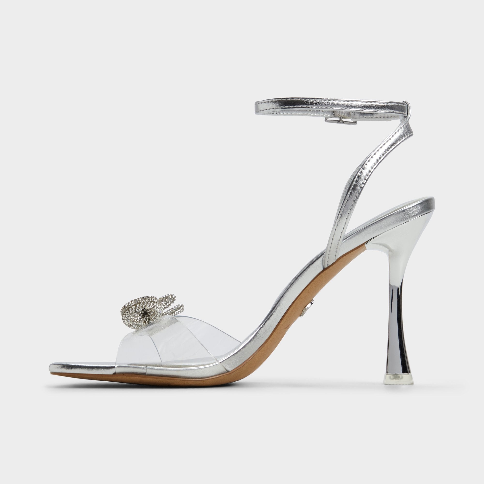Ozley Silver Women's Strappy Heels - Strappy heeled sandal | Aldo sale