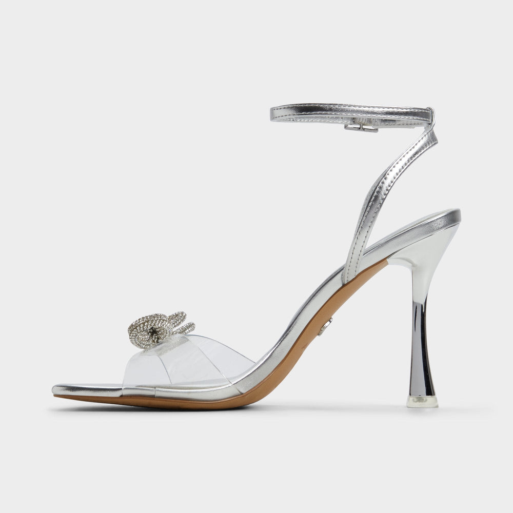 Ozley Silver Women's Strappy Heels - Strappy heeled sandal | Aldo sale