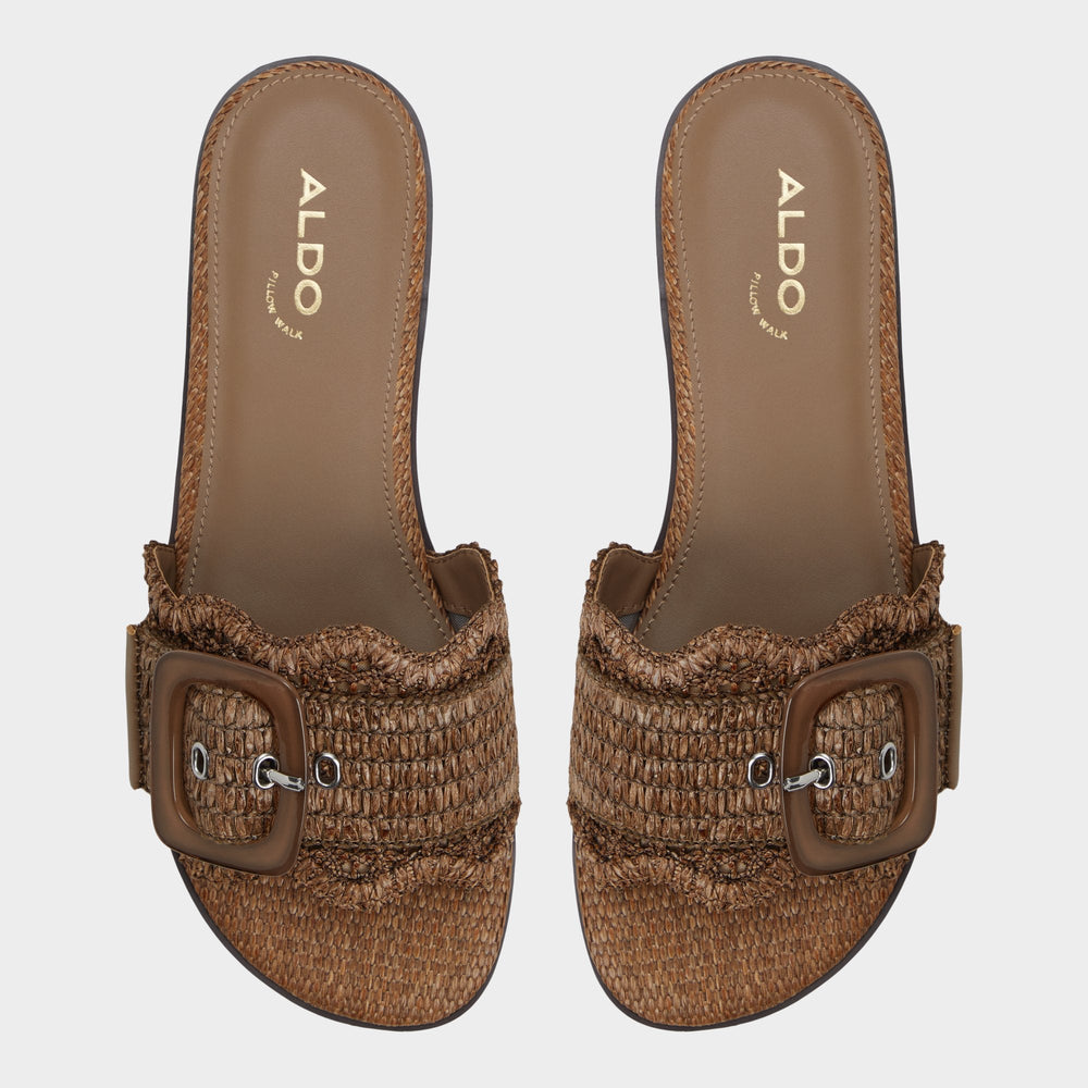 Wavysally in Light Brown - Slide sandal | Aldo on sale
