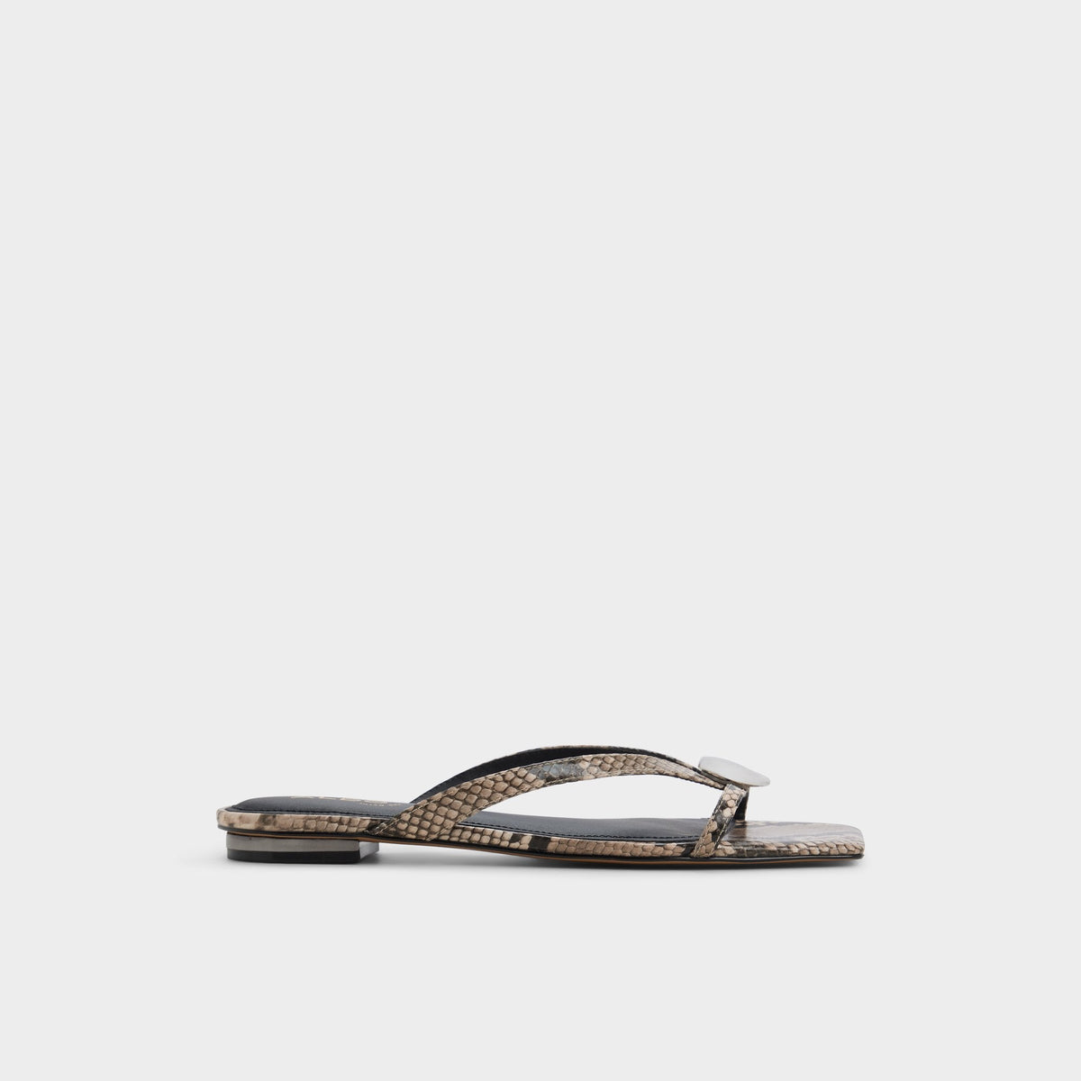 Iliria White/Black Women's Flats - Slide sandal | Aldo sale