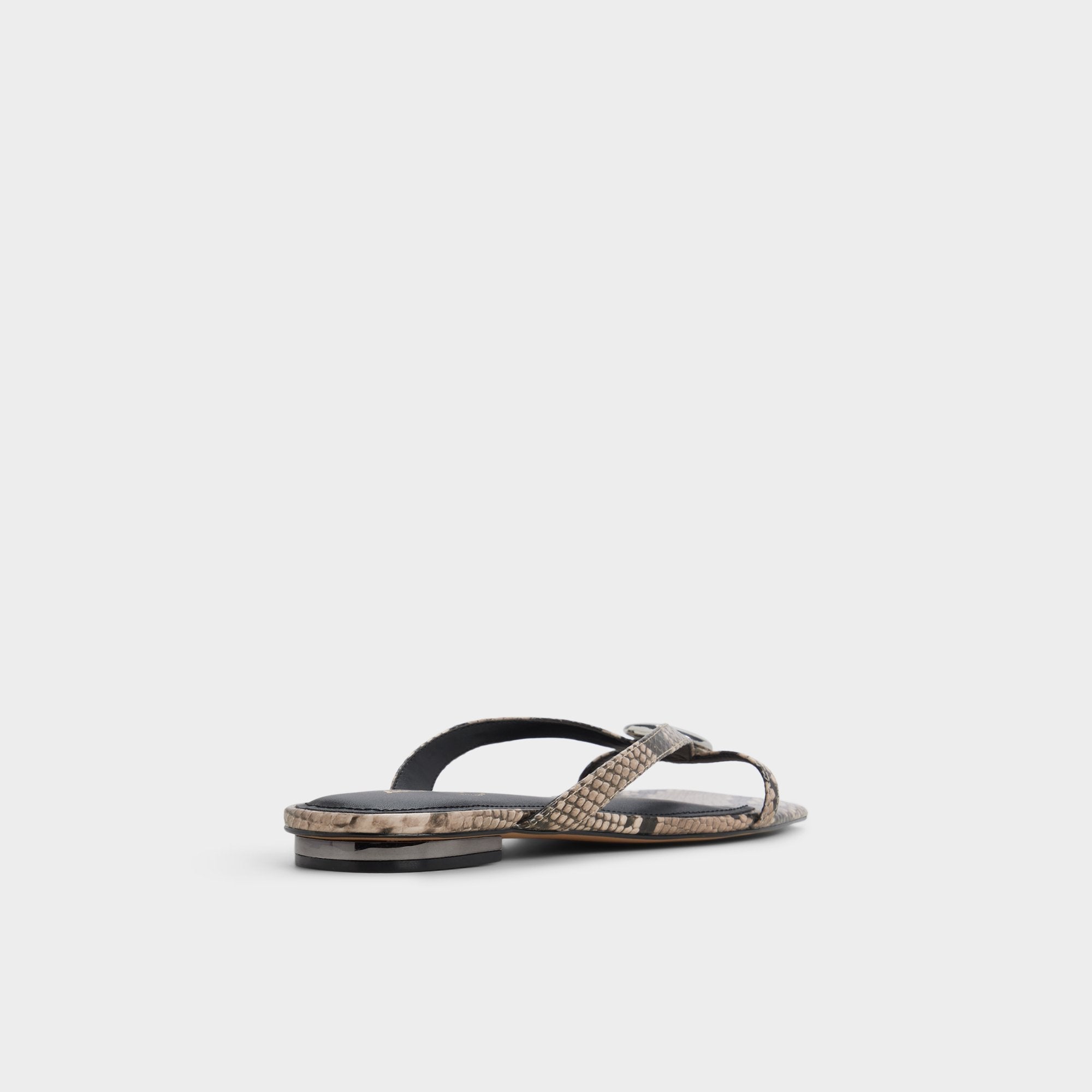 Iliria White/Black Women's Flats - Slide sandal | Aldo sale