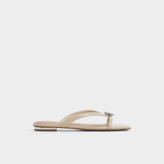 Iliria Beige Women's Flats - Slide sandal | Aldo sale