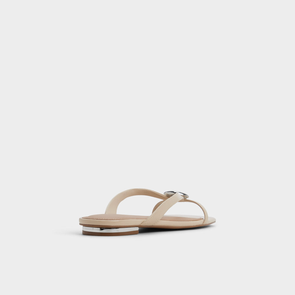 Iliria Beige Women's Flats - Slide sandal | Aldo sale